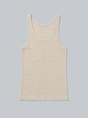 Ribbed Tank Top - Oatmeal
